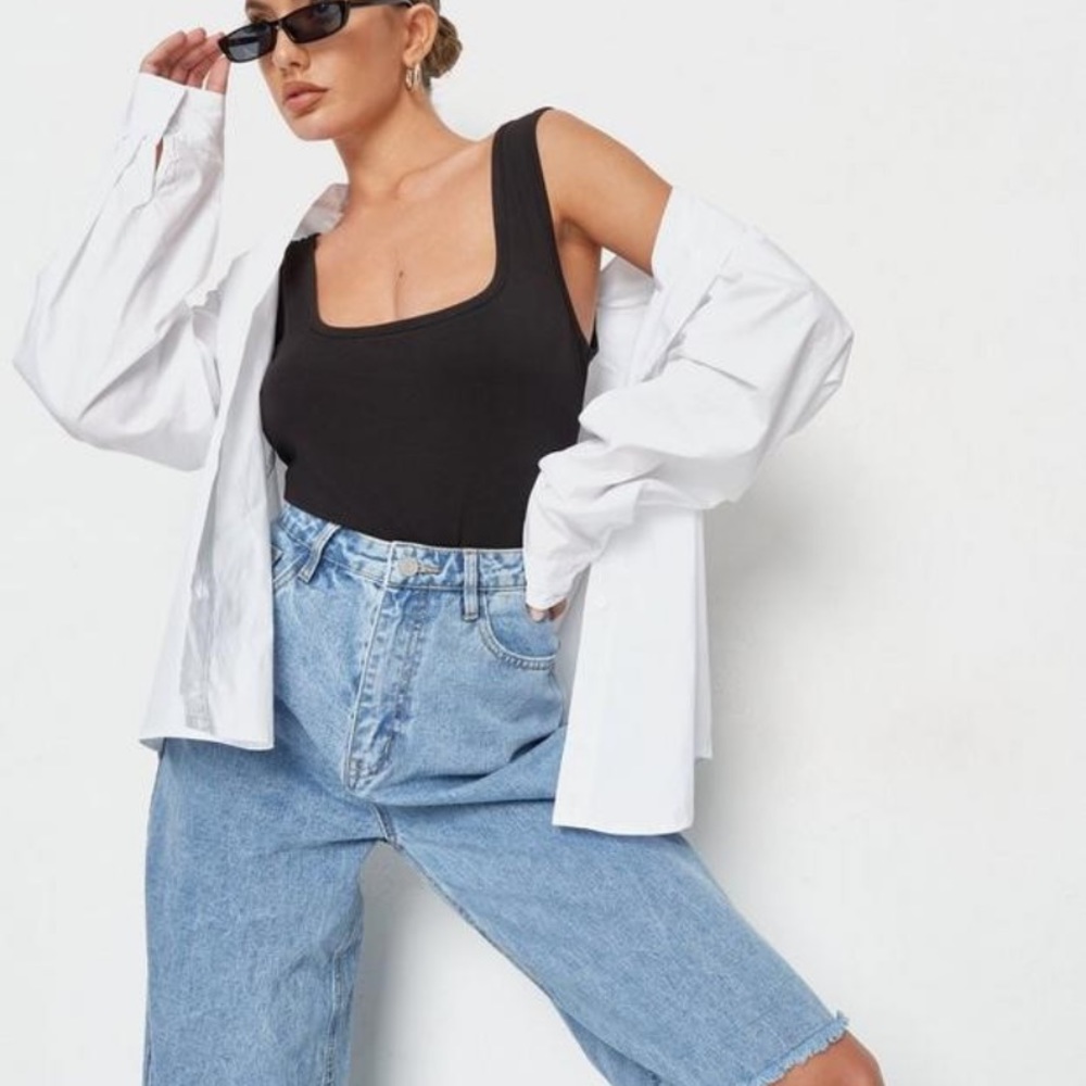 Square neck bodysuit